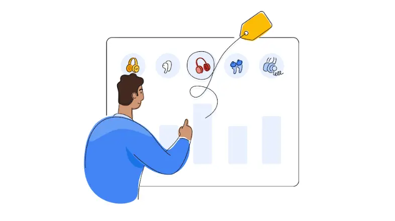 illustration of selling products through google smart shopping