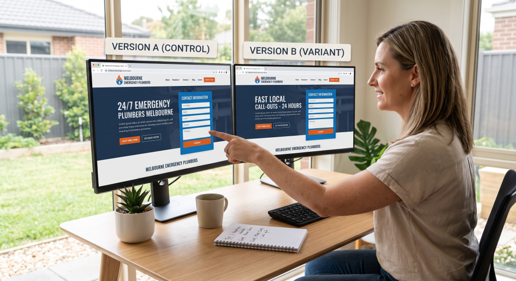 002_example of Ads specialist running A_B testing