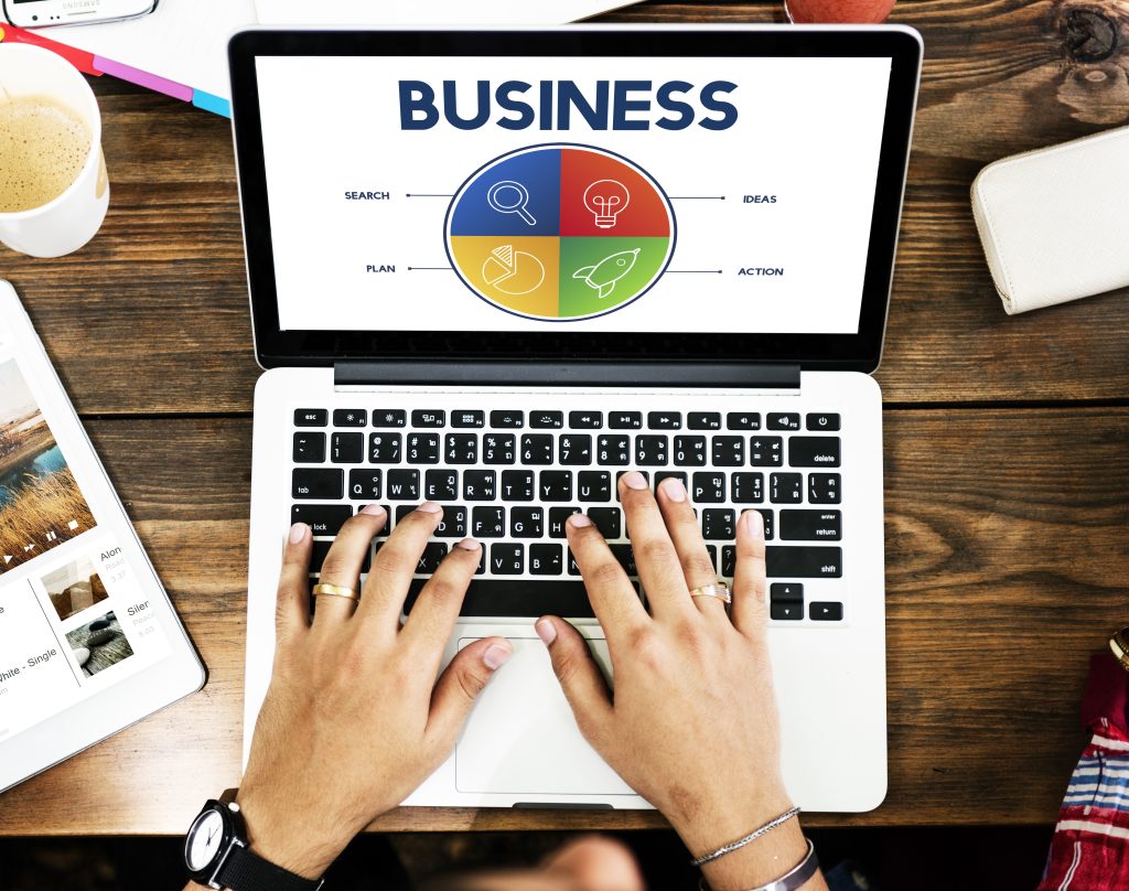 Business Startup Entrepreneur Strategy Target Concept